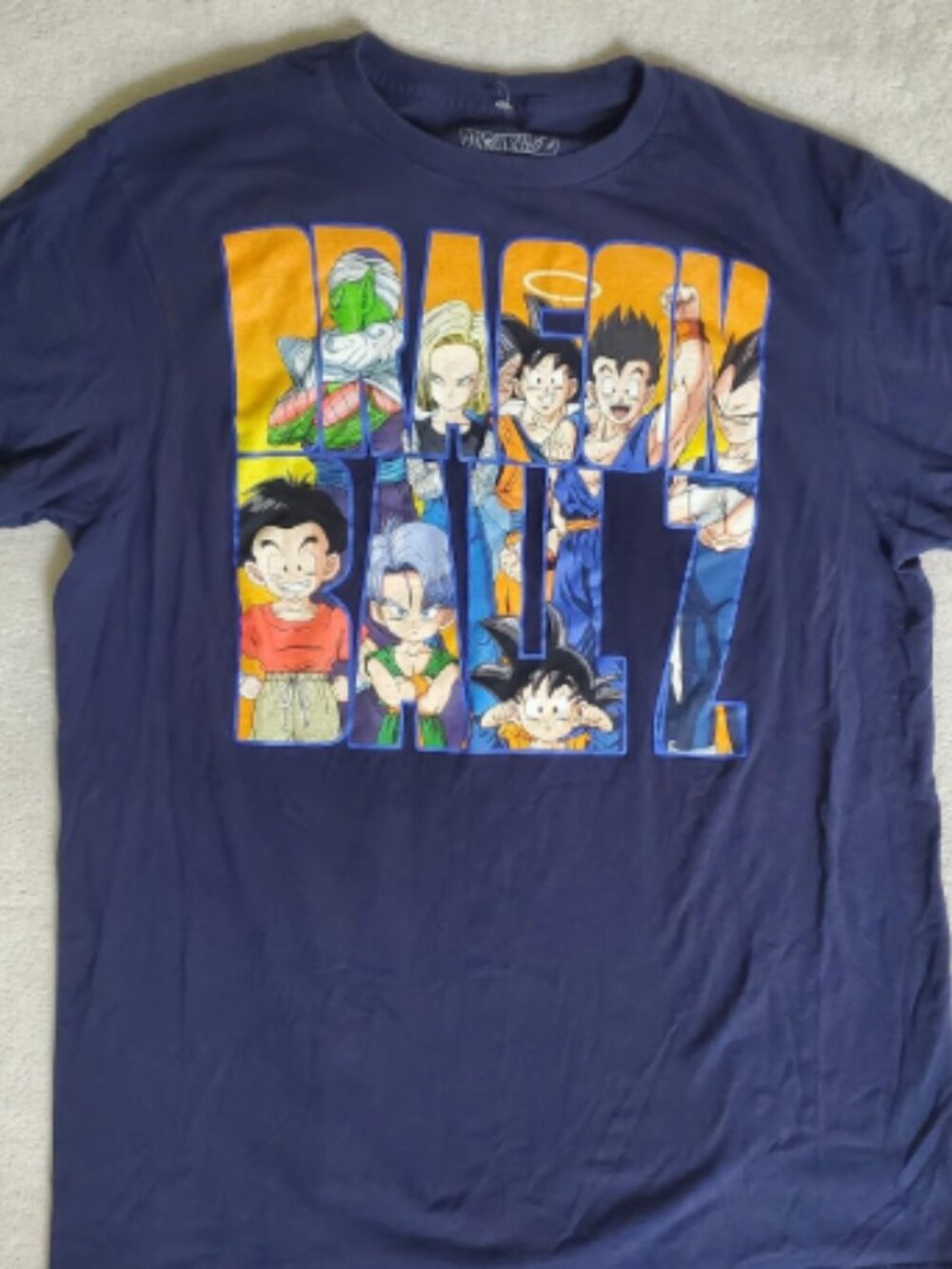 Dragonball Z NWOT Toei Animation Block Letter Tshirt